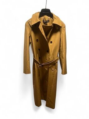 J. Crew Tan Double-Breasted Trench Coat with Belt